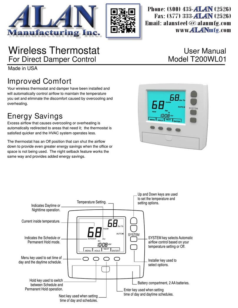 Alan T200WL01 user manual