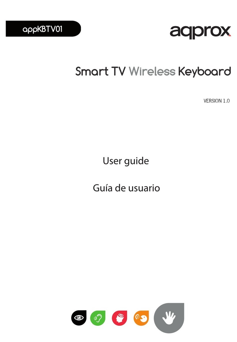 aqprox! appKBTV01 User manual