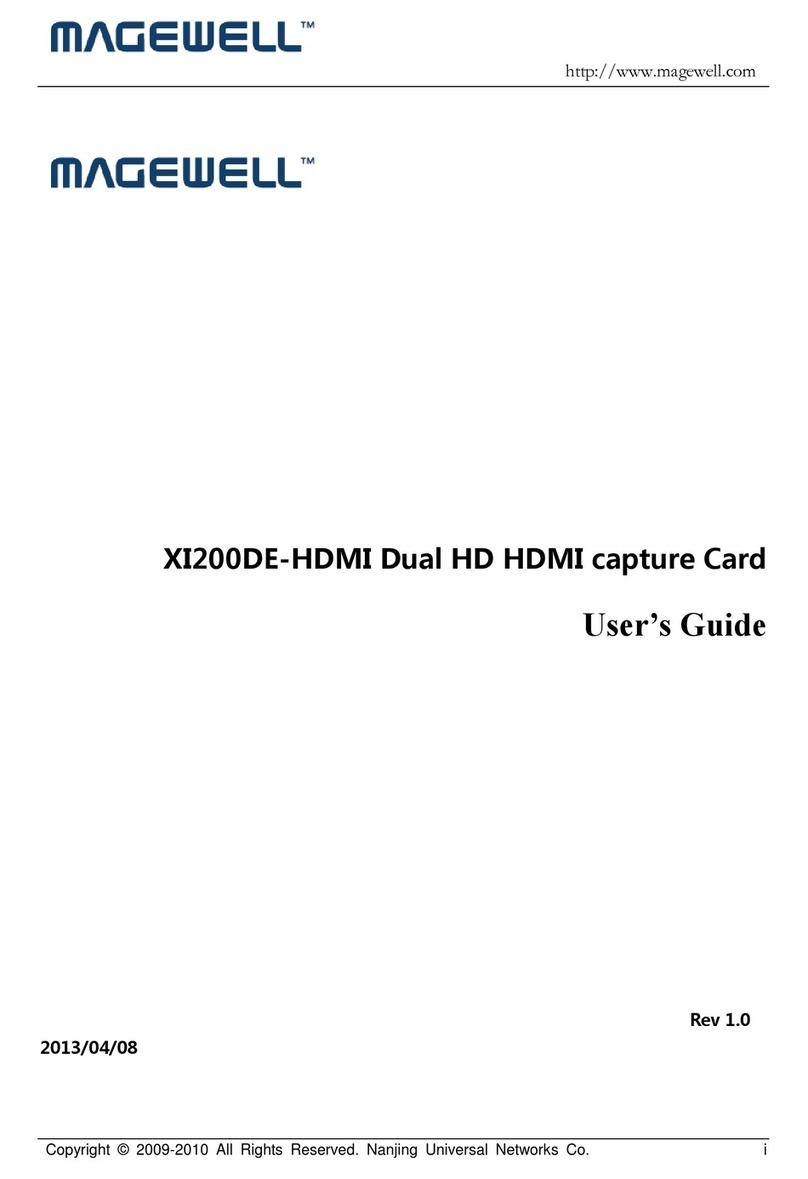 Magewell XI200DE-HDMI user guide