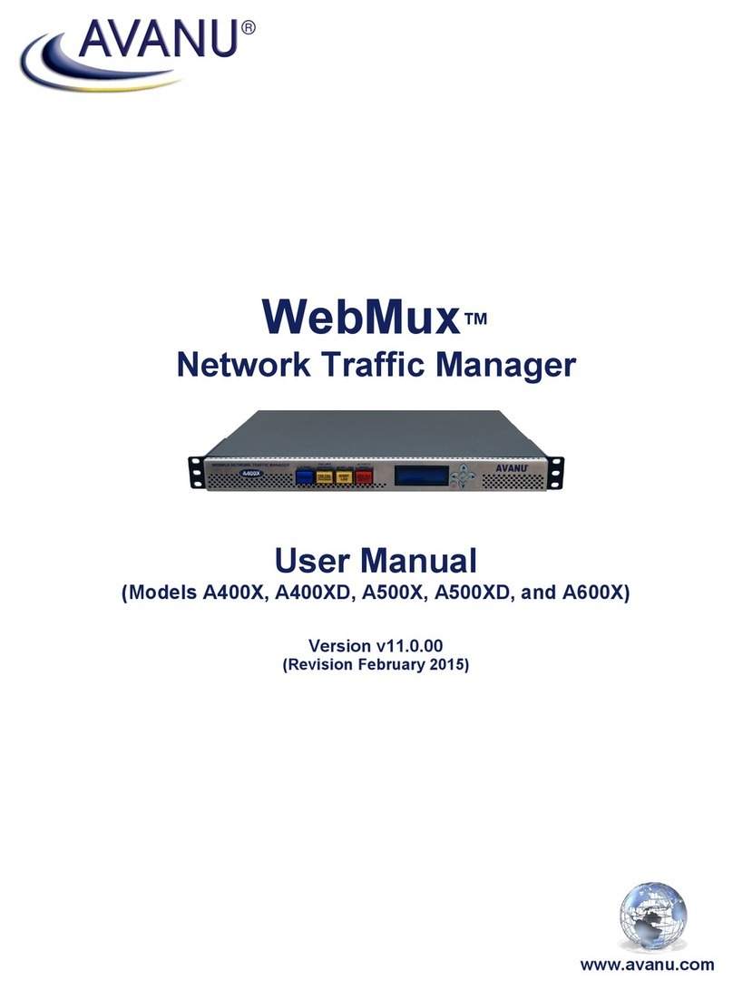Avanu WebMux A400X user manual