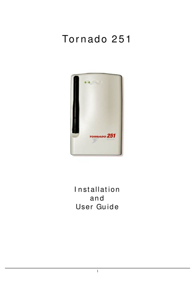Tornado 251 User manual