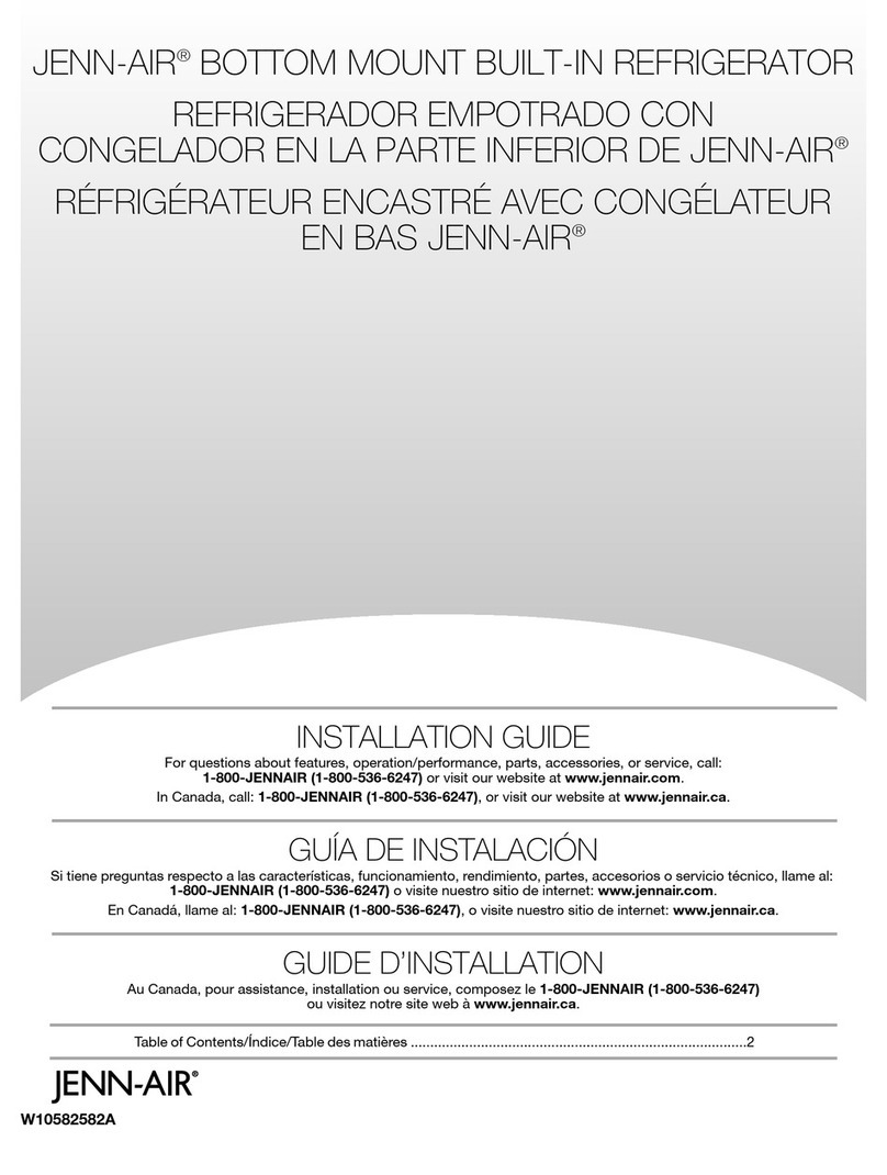 Jenn-Air JB36NXFXLW User manual