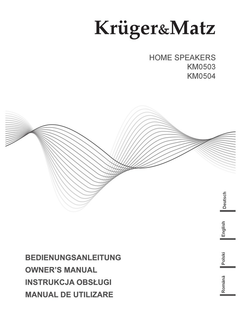 Kruger&Matz KM0503 User manual