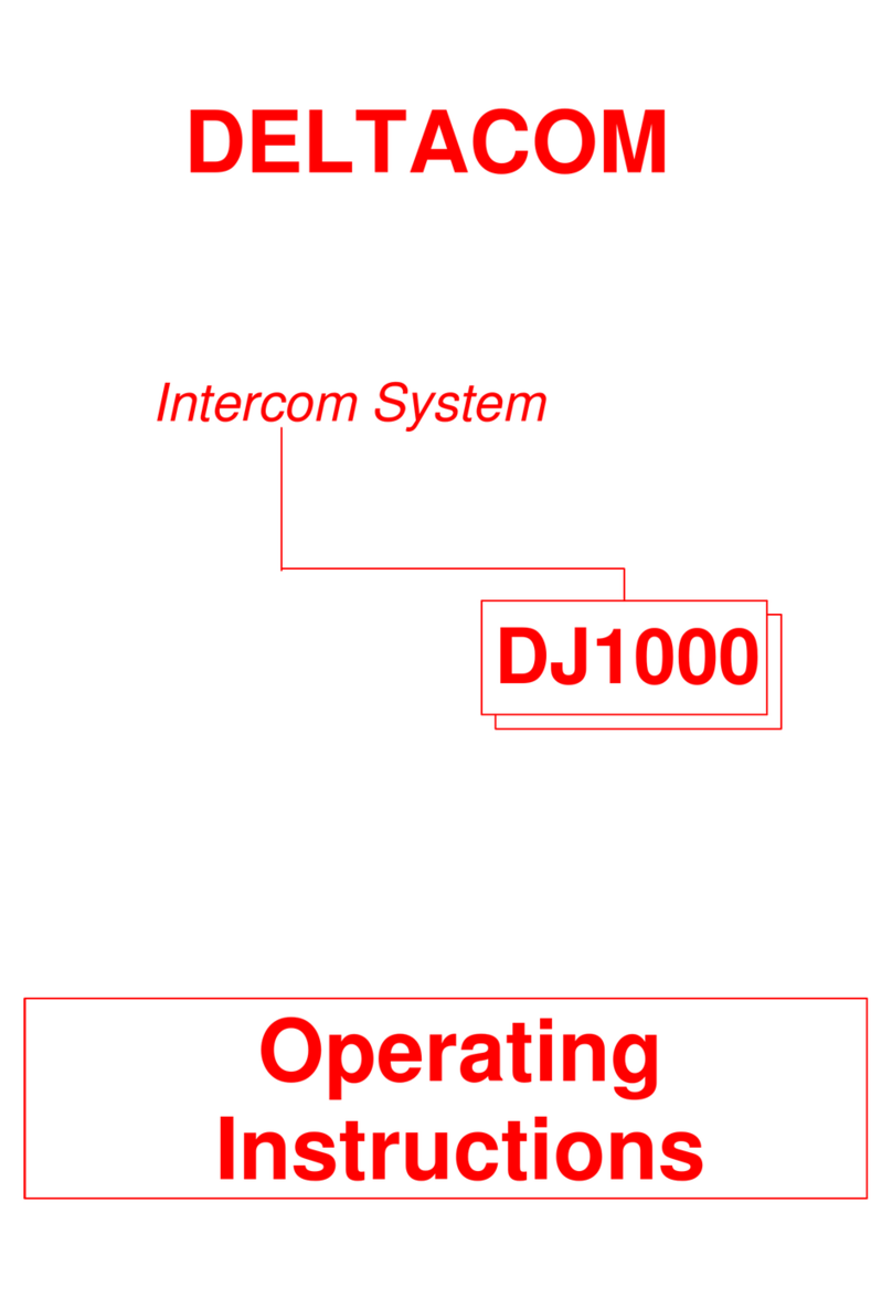 Deltacom DJ1000 operating instructions