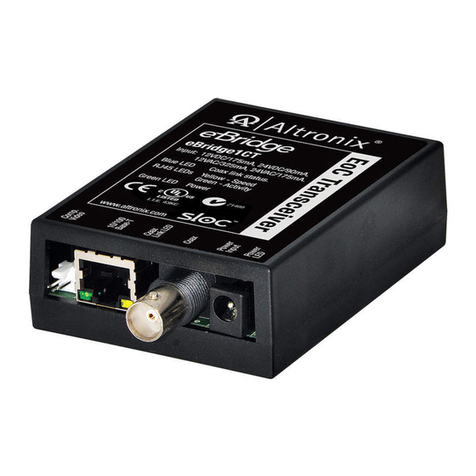 Altronix eBridge1CT User manual