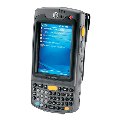 Motorola MC70 - Enterprise Digital Assistant User manual