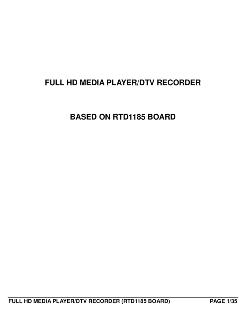 Blue Times RTD1185 User manual