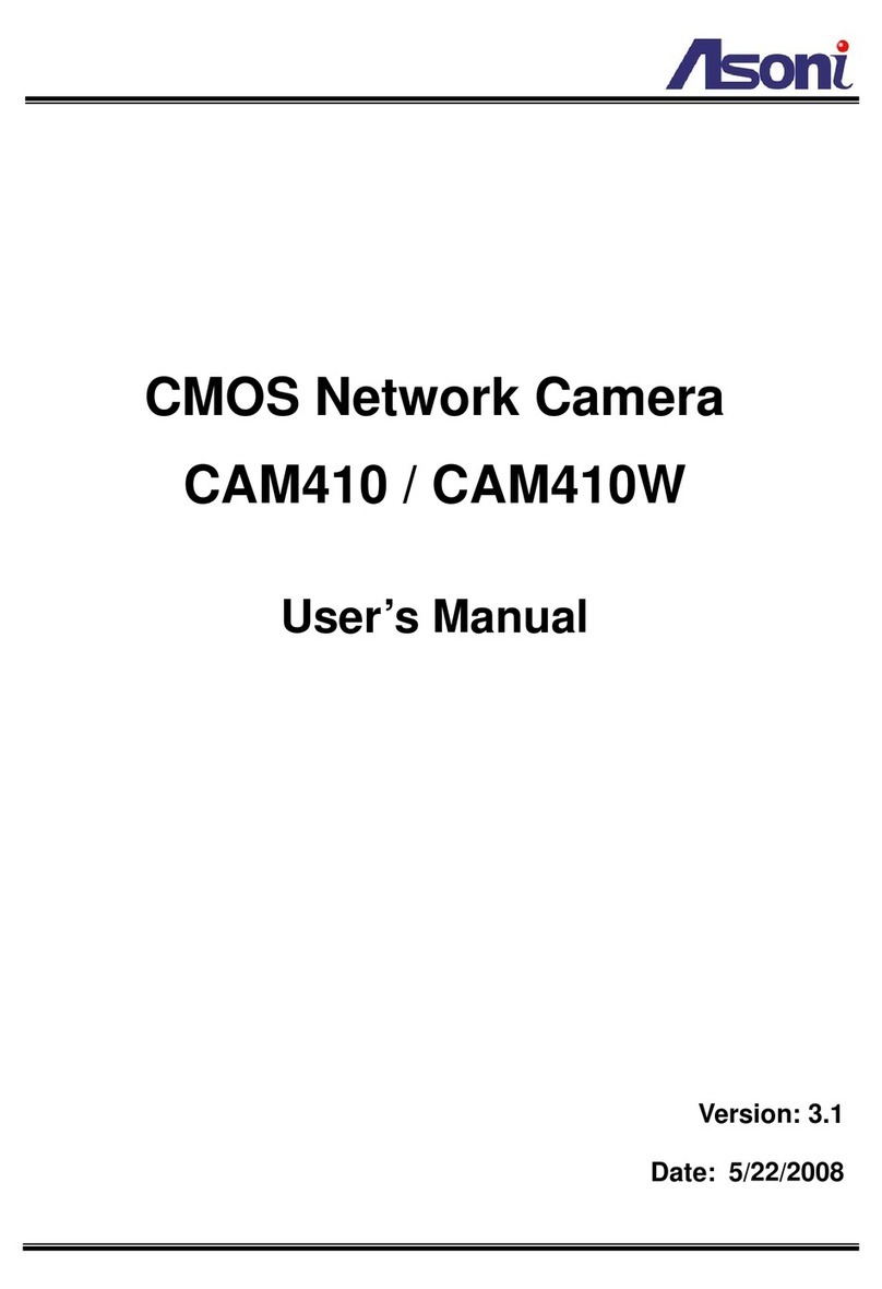 Asoni CAM410 User manual