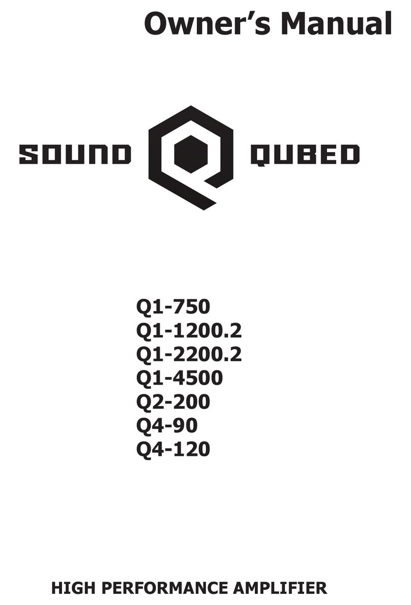 Sound Qubed Q1-750 owner's manual