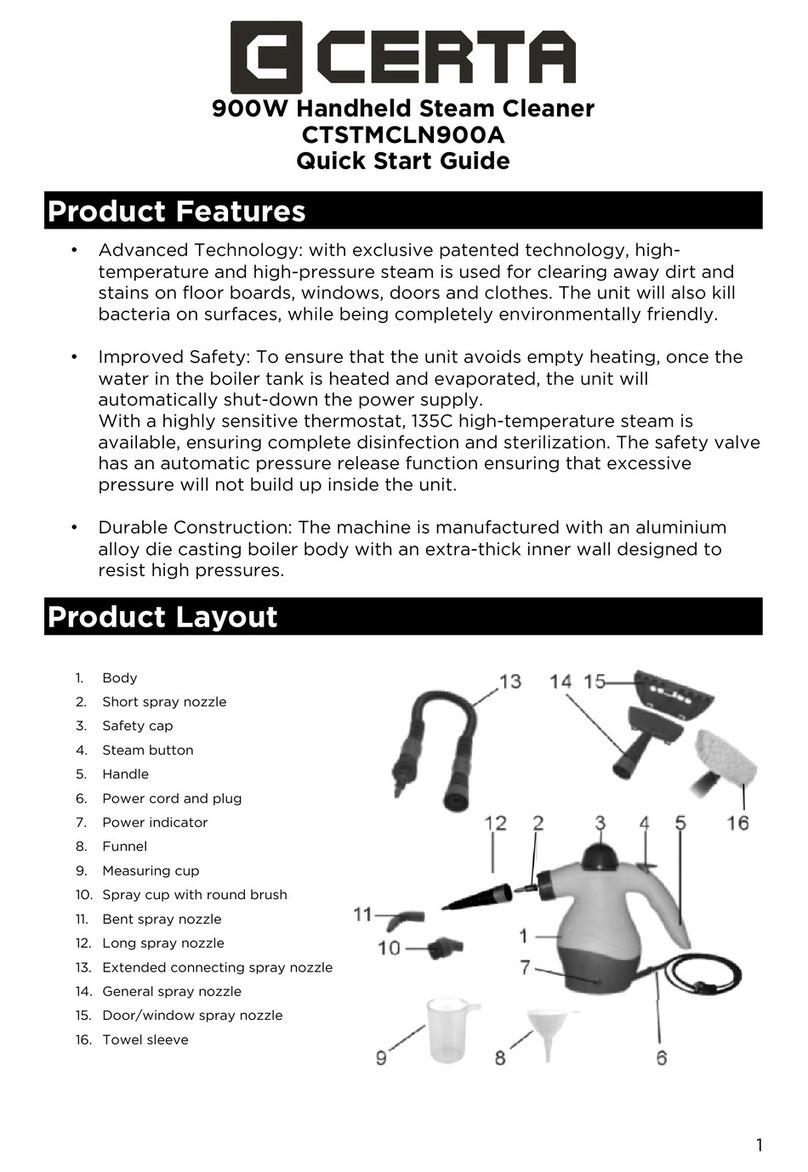 Certa CTSTMCLN900A quick start guide