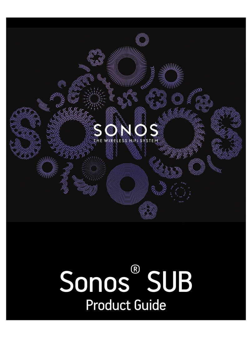Sonos SUB User manual