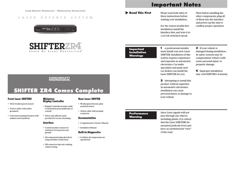 SHIFTER ZR4 installation manual SHIFTER ZR4 installation manual