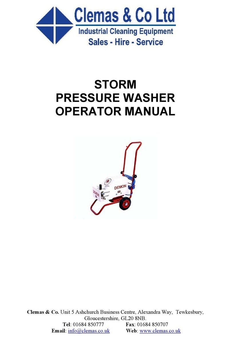 Clemas & Co STORM User manual Clemas & Co STORM User manual