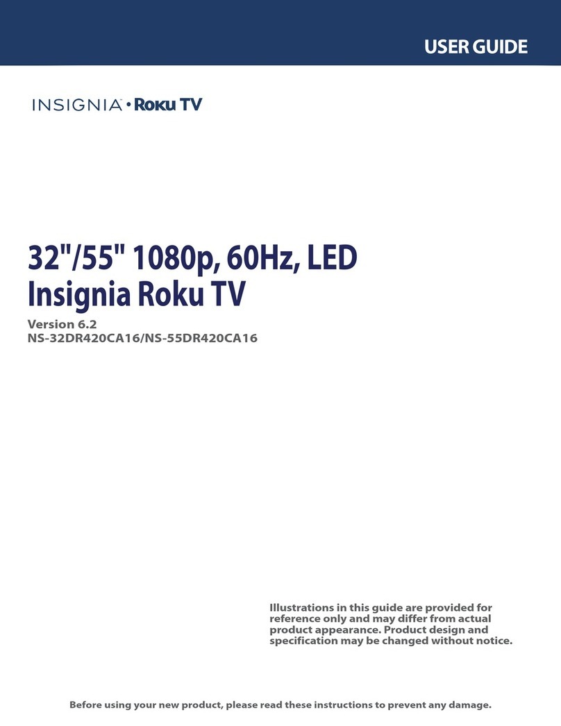 Insignia Roku TV NS-32DR420CA16 User manual