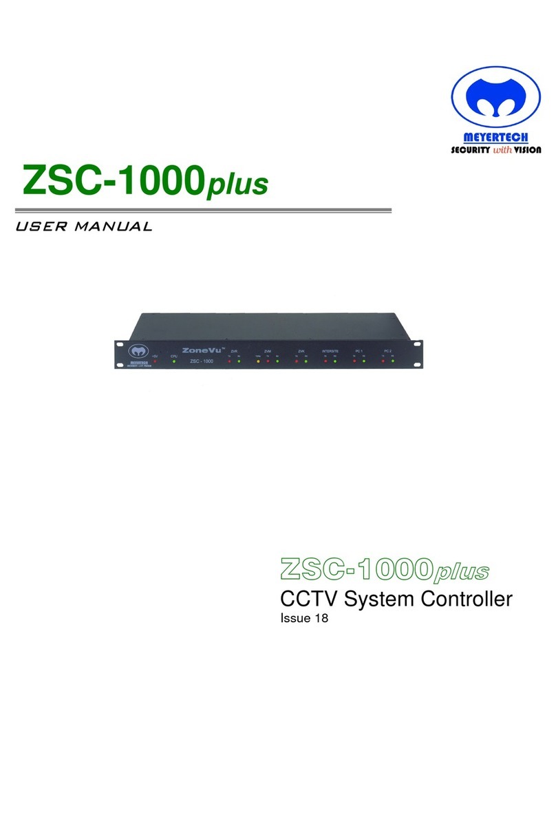 ZoneVu ZSC-1000 plus user manual
