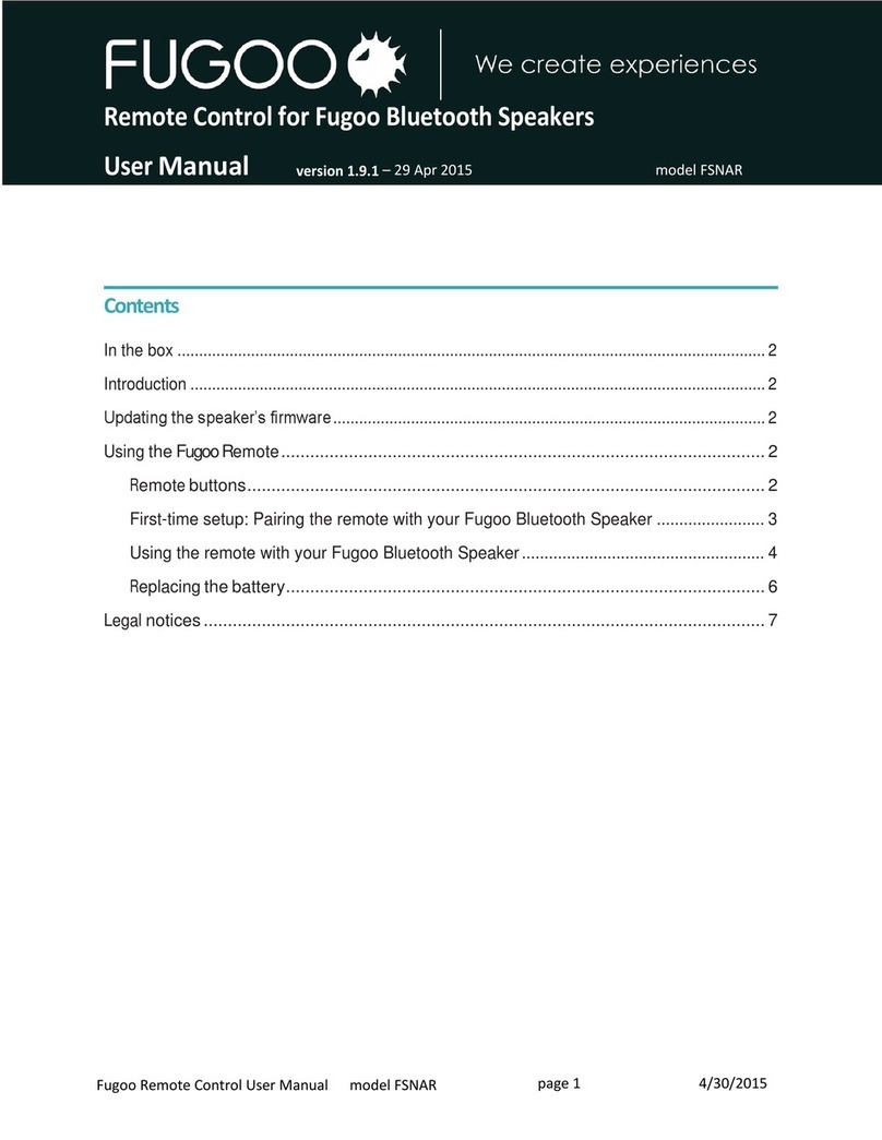 Fugoo FSNAR user manual