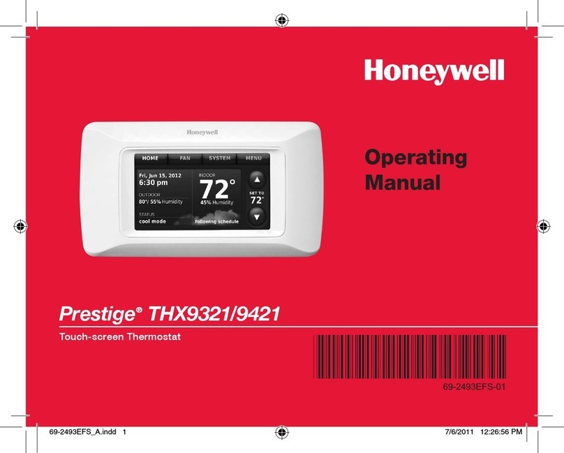 Honeywell PRESTIGE THX9321 User manual Honeywell PRESTIGE THX9321 User manual