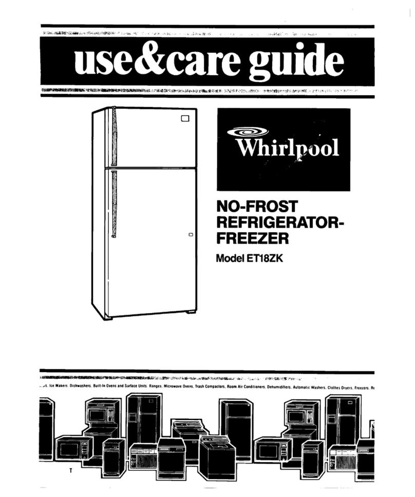 Whirlpool ETl8ZK Use and care guide