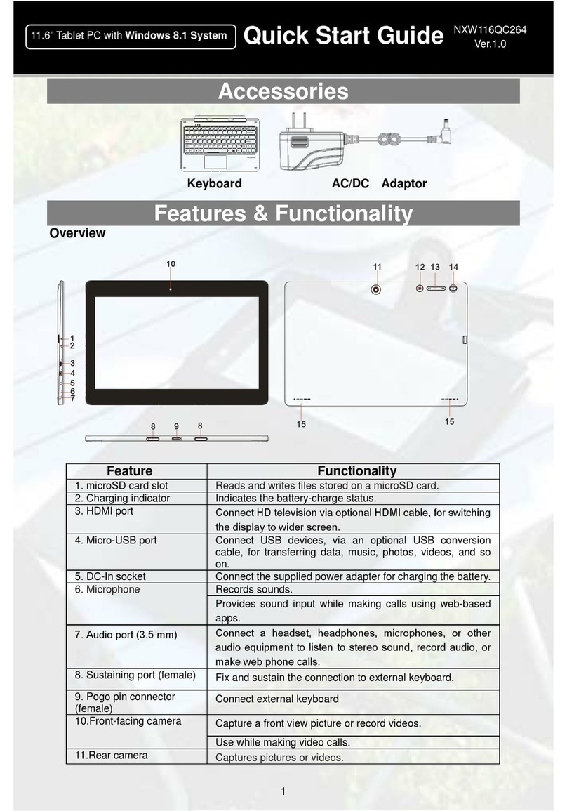 Nextbook Flexx NXW116QC264 quick start guide