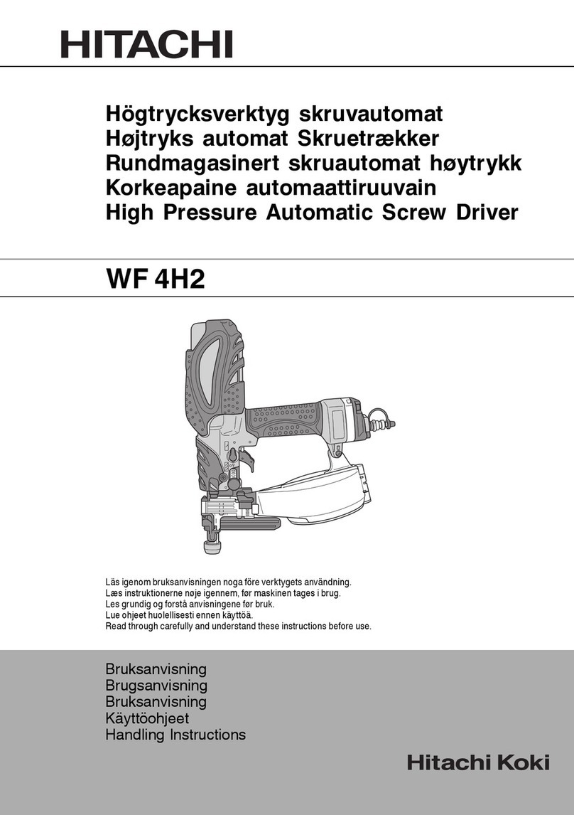 Hitachi WF 4H2 Handling instructions