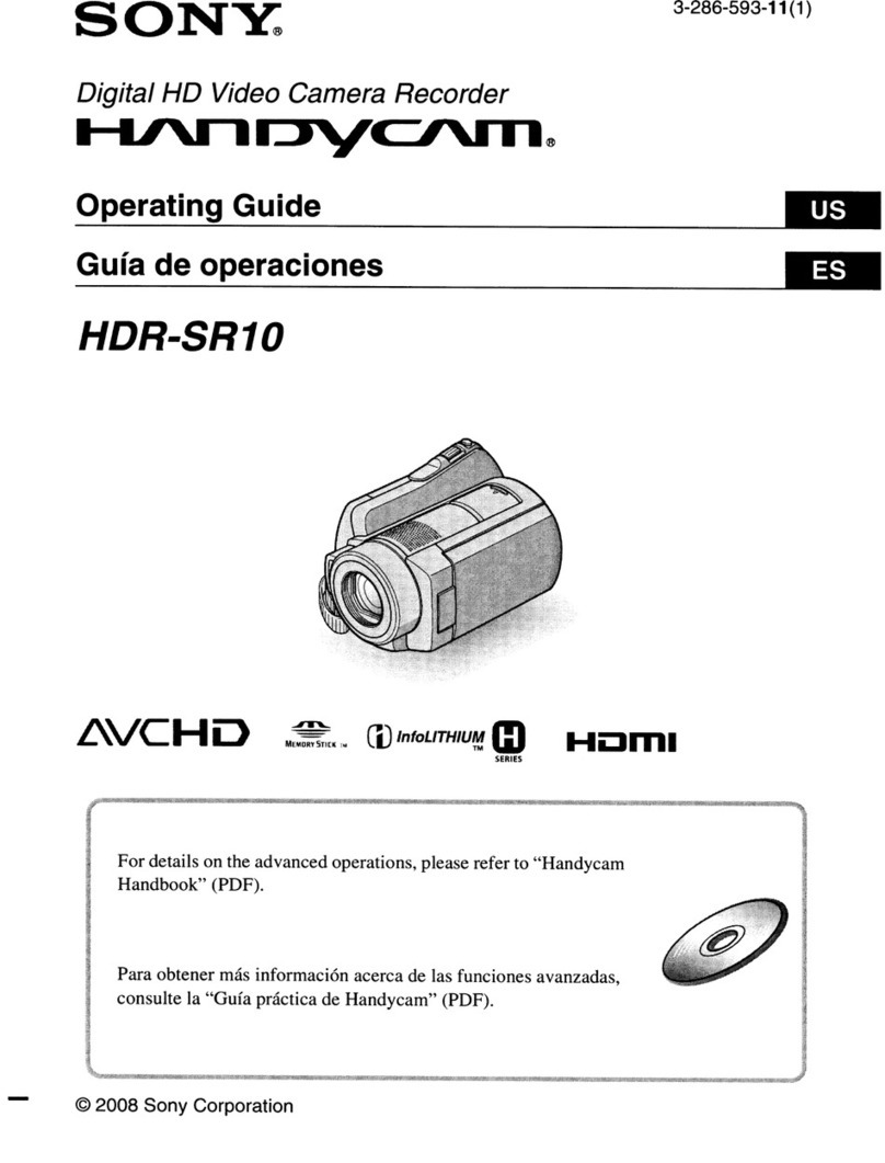Sony Handycam HDR-SR10 User manual