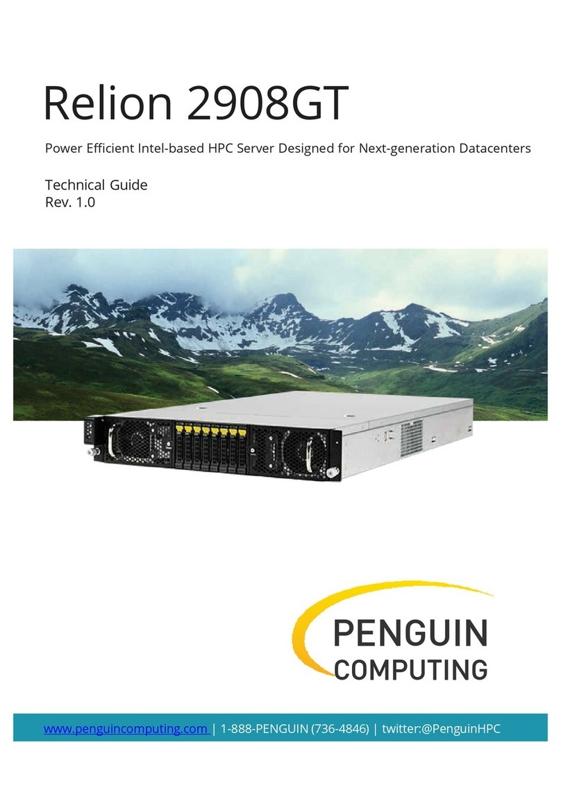 Penguin Computing Relion 2908GT Quick start guide Penguin Computing Relion 2908GT Quick start guide