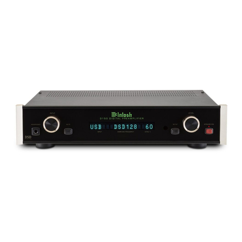McIntosh D150 owner's manual