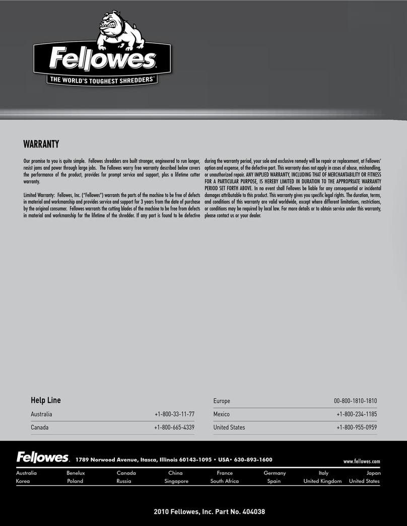 Fellowes C-225i manual