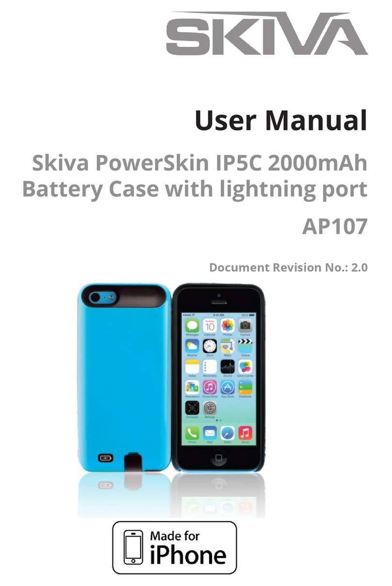 Skiva PowerSkin IP5C AP107 user manual