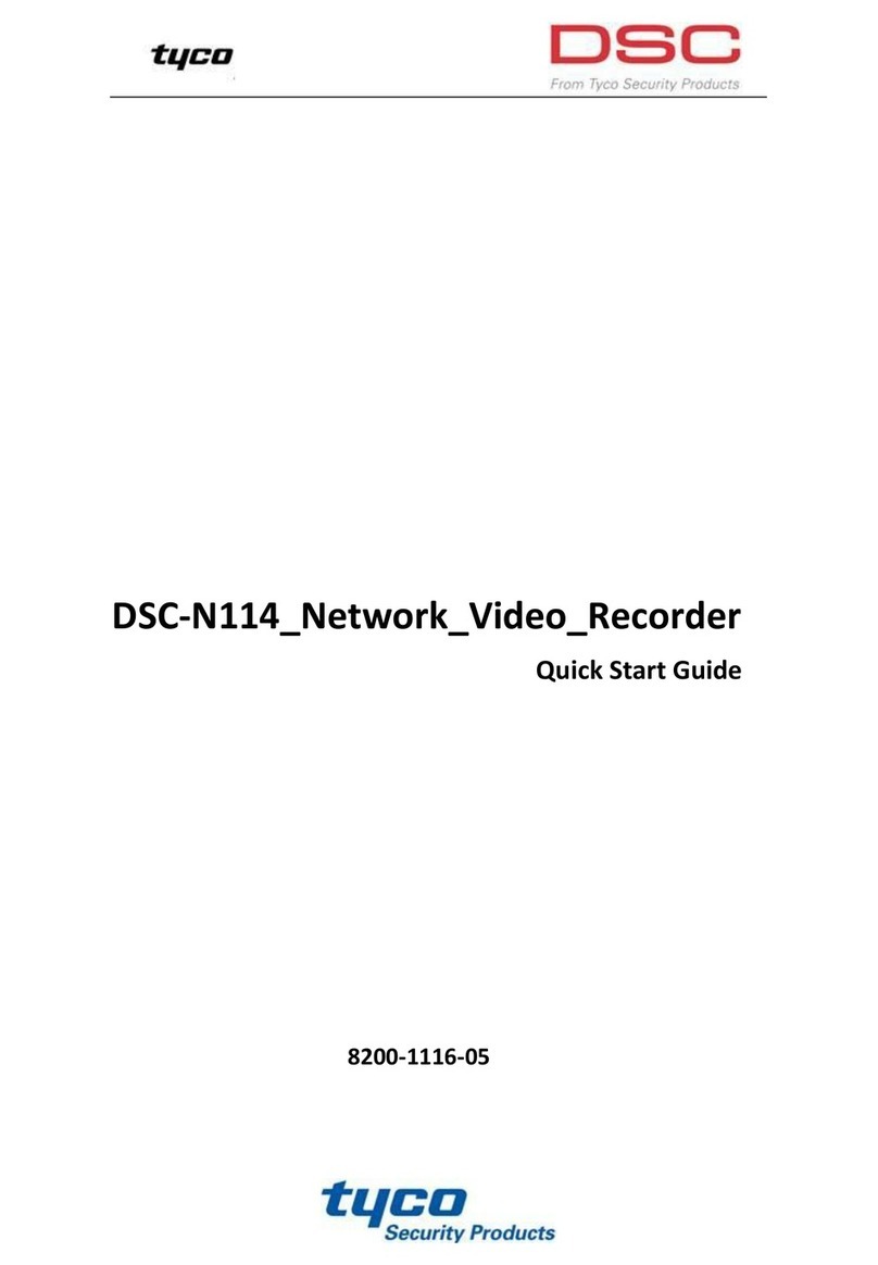 Tyco DSC-N114 User manual