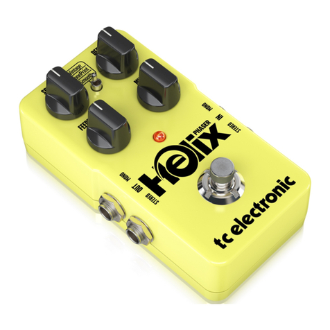 TC Electronic Helix Phaser User manual