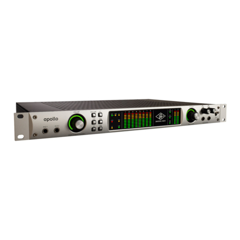 Universal Audio Apollo User manual