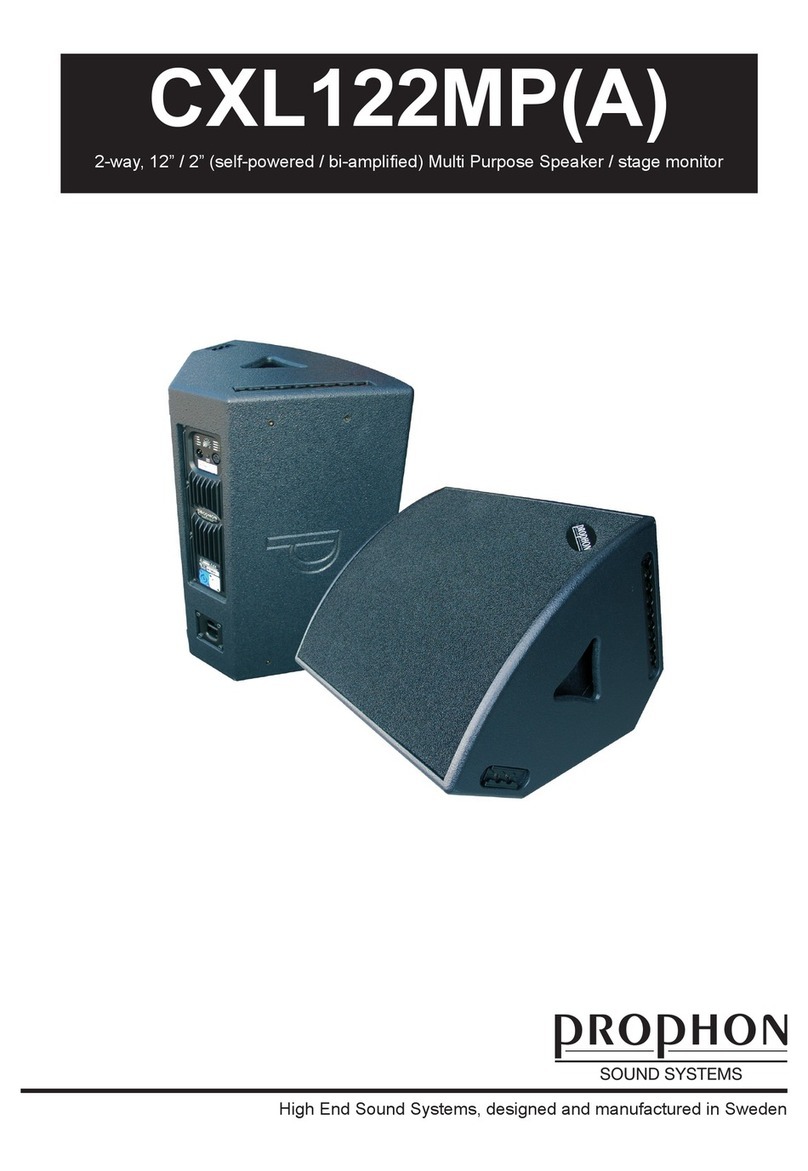 PROPHON CXL122MP User manual