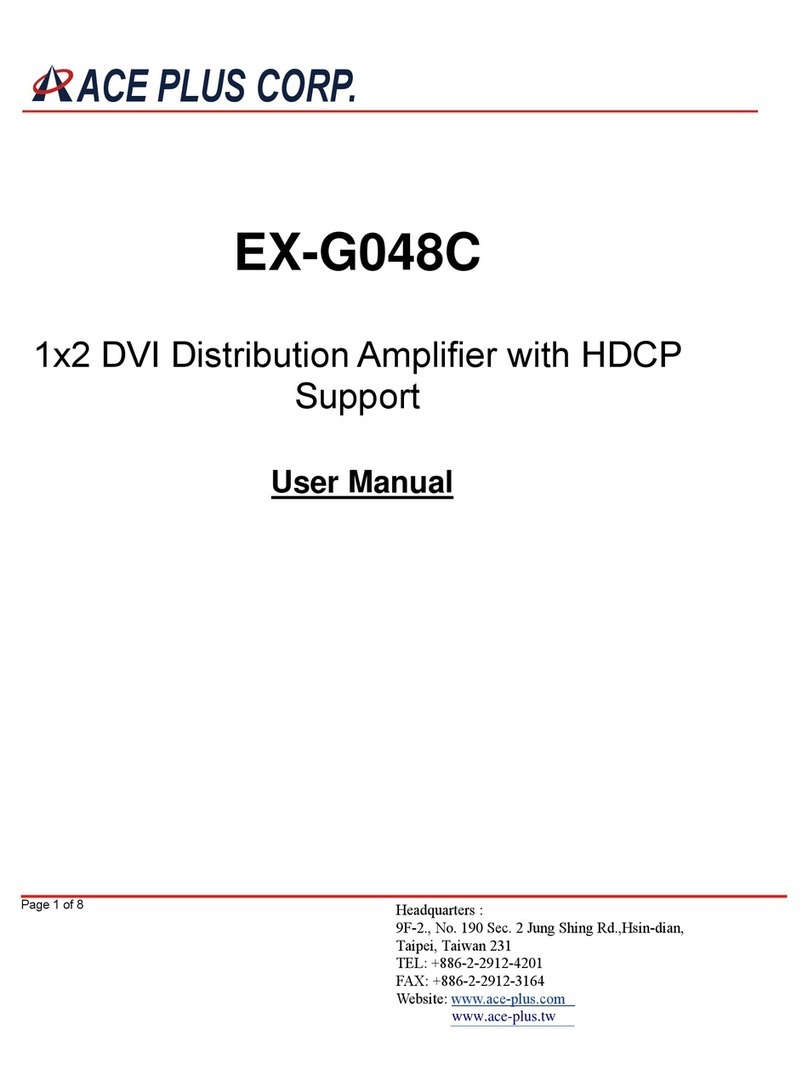 Ace Plus EX-G048C user manual