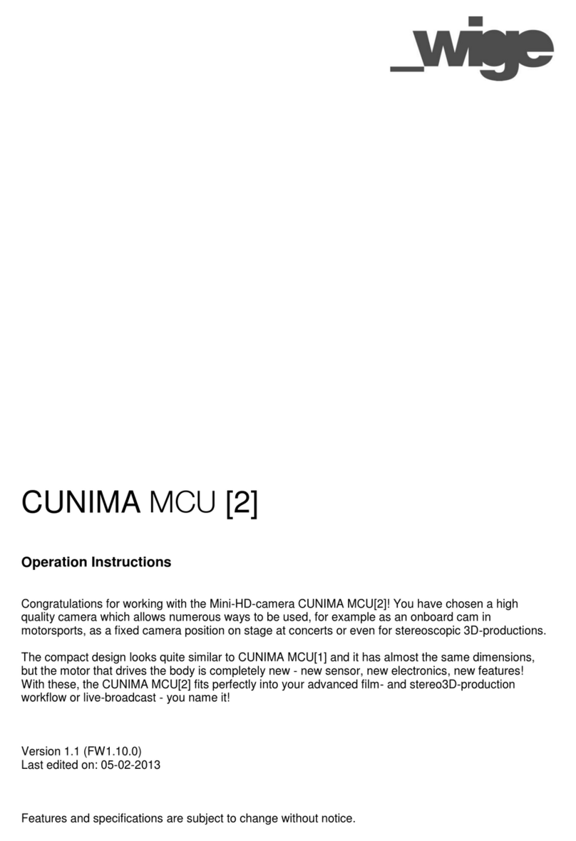 Wige CUNIMA MCU [2] Operation instructions
