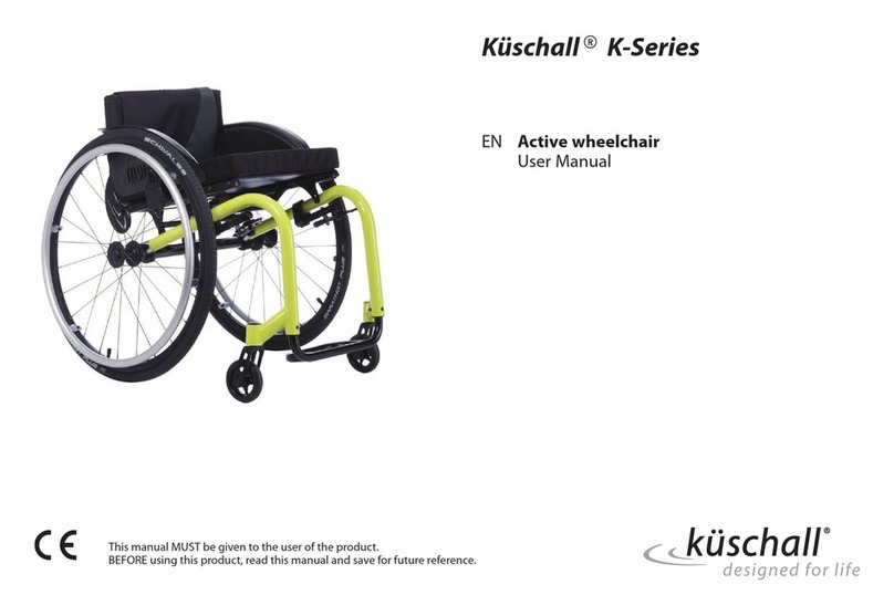 Kuschall K-SERIES User manual Kuschall K-SERIES User manual