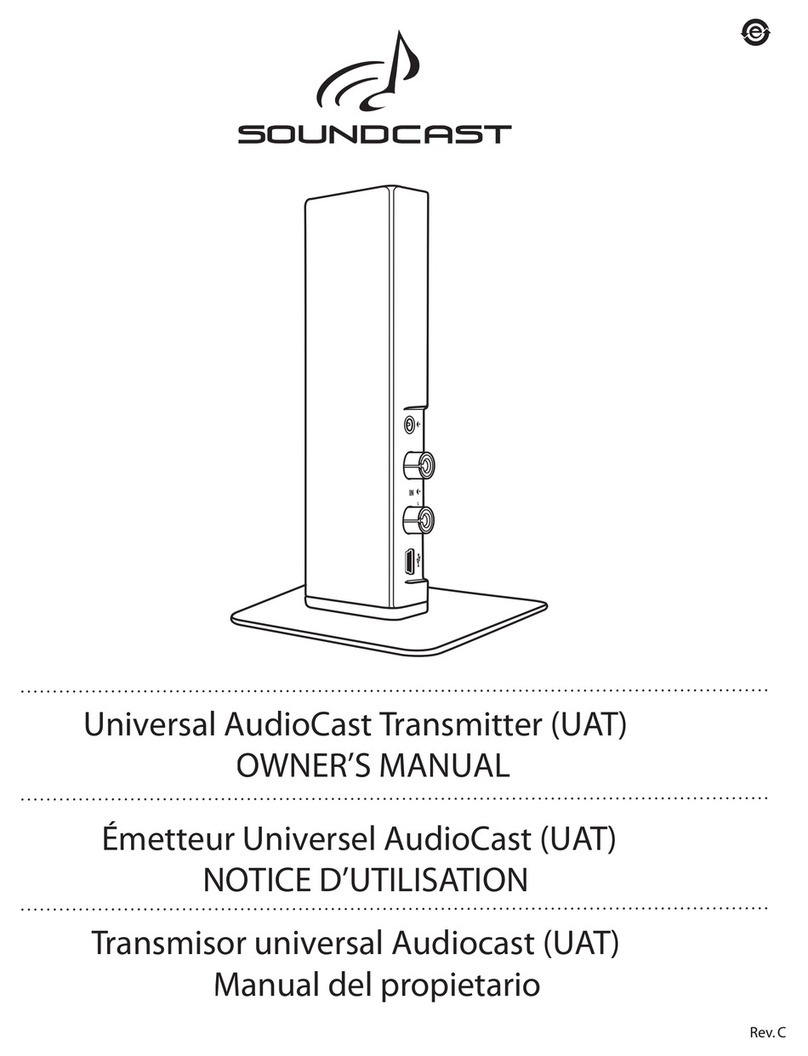 Soundcast UAT owner's manual