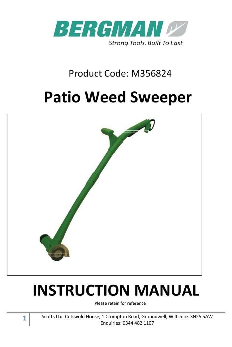 Scotts Bergman M356824 User manual