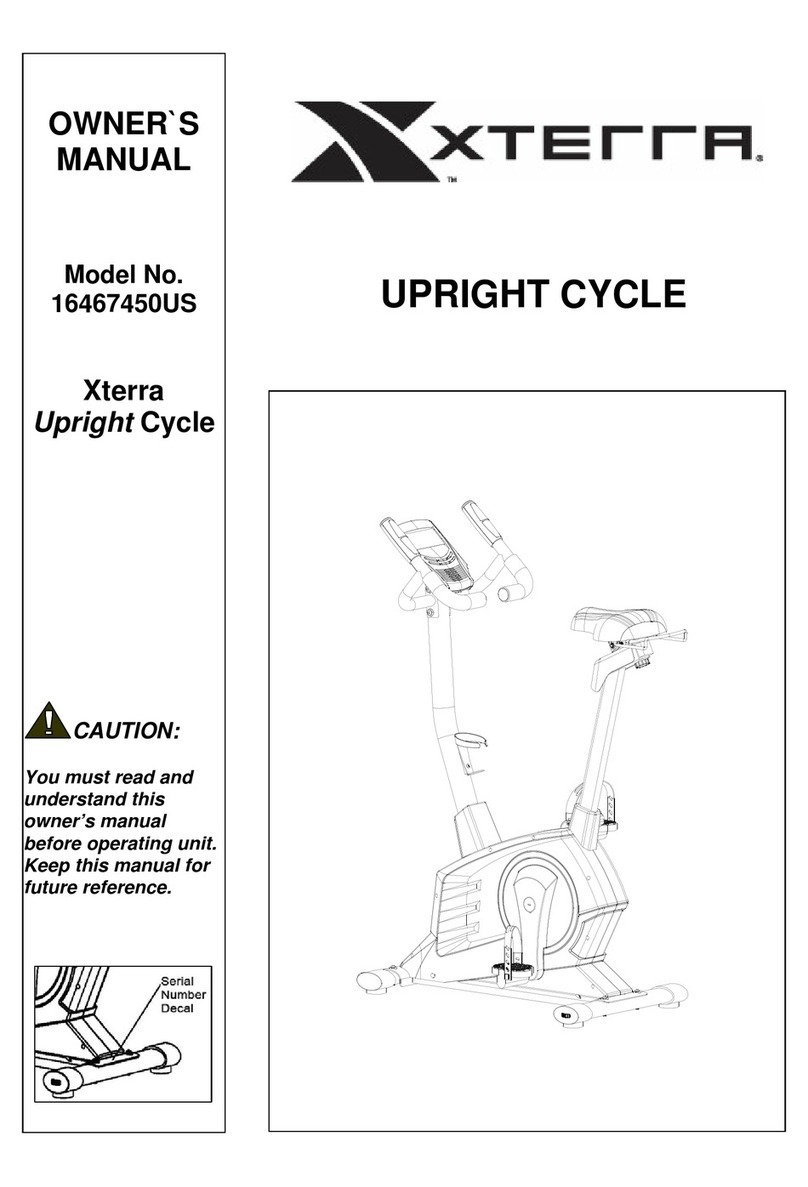 Xterra 16467450US owner's manual Xterra 16467450US owner's manual