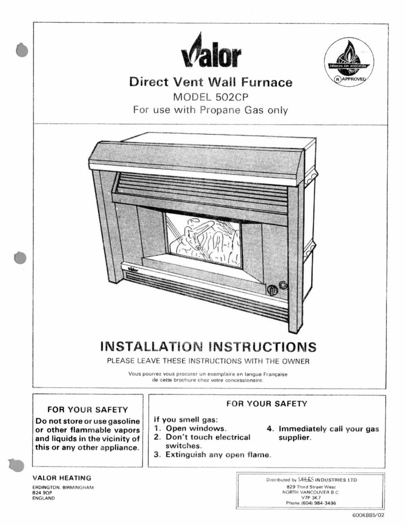 Valor 502CP installation instructions Valor 502CP installation instructions
