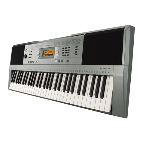 Yamaha PSR-E353 User manual