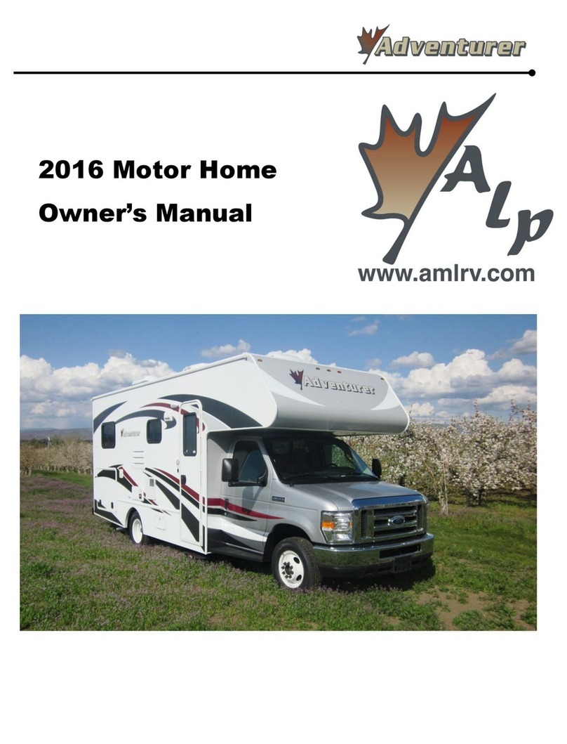 Winnebago 2016 Adventurer owner's manual
