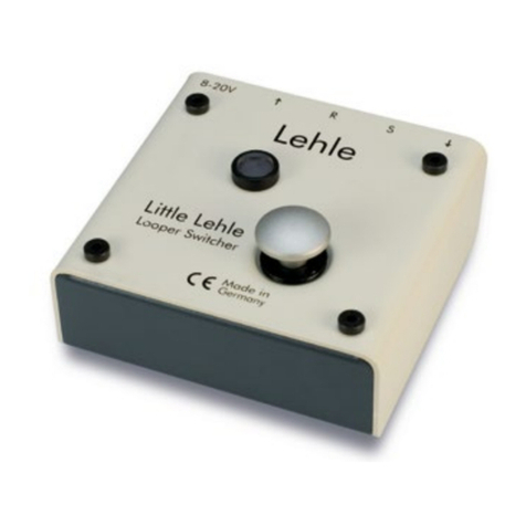 Lehle Little  II operating instructions