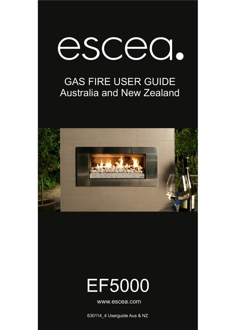 Escea EF5000 User manual