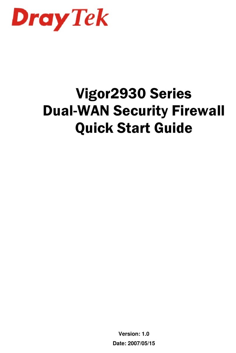 Draytek Vigor2930 Series quick start guide