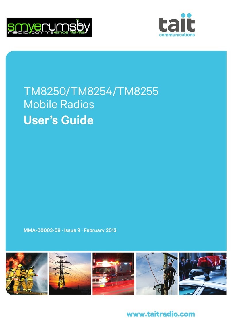 Tait TM8250 User manual