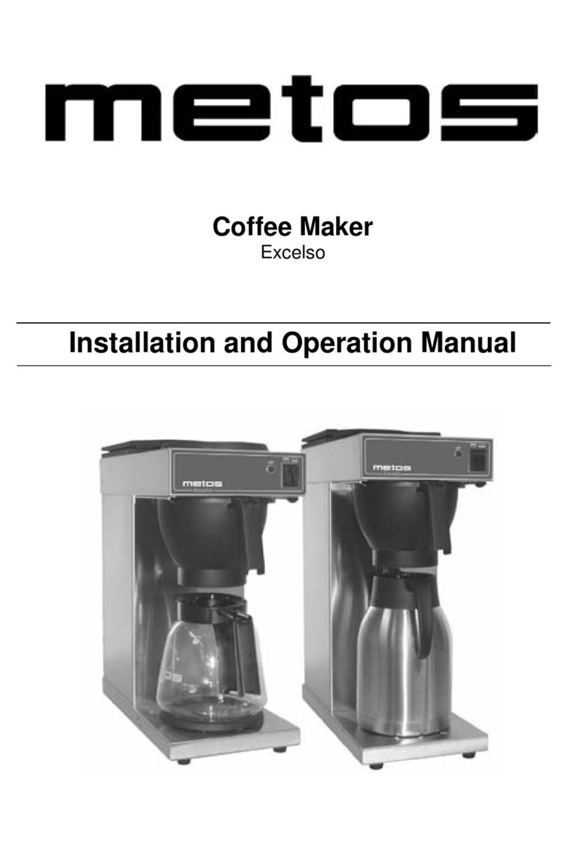 Metos Excelso User manual