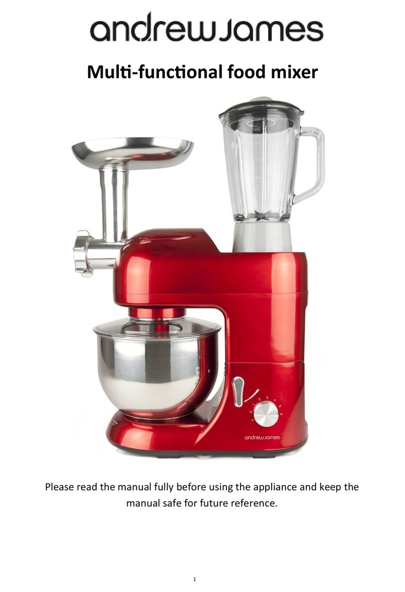Andrew James Multi-functional food mixer User manual