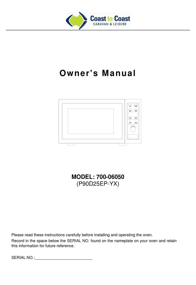 Coast to Coast 700-06050 owner's manual