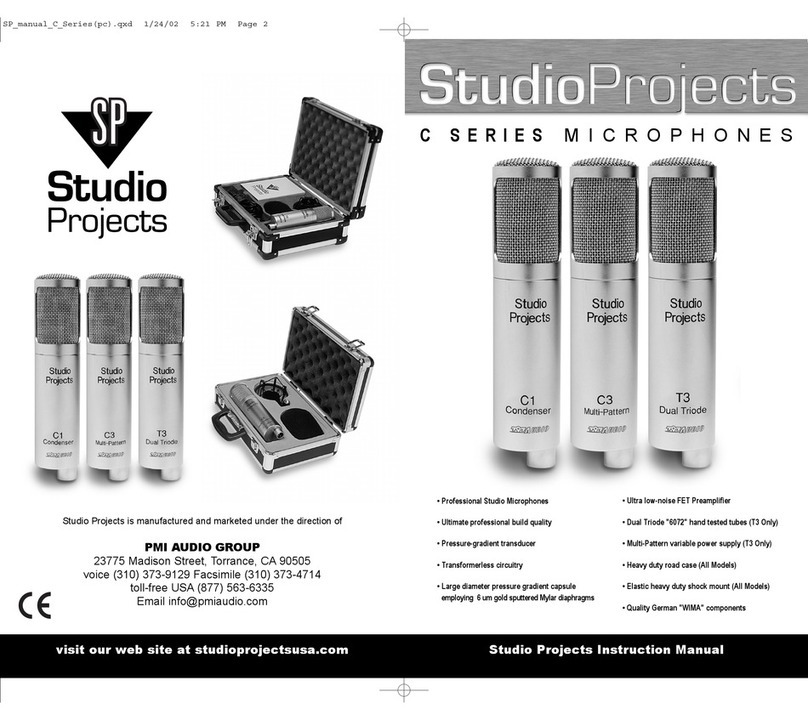 STUDIO PROJECTS C1 User manual